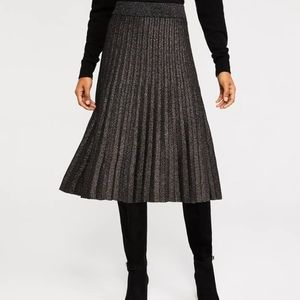 Ann Taylor Petite Shimmer Sweater Skirt Brand New